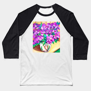 Tibouchina Still Life Baseball T-Shirt